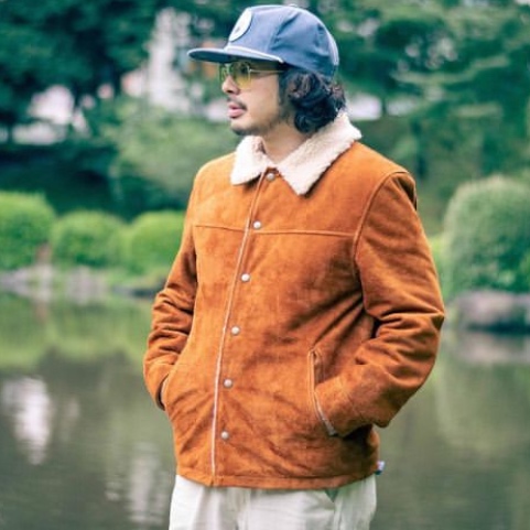 59cmになりますandfamilys SUEDE RANCH JACKET