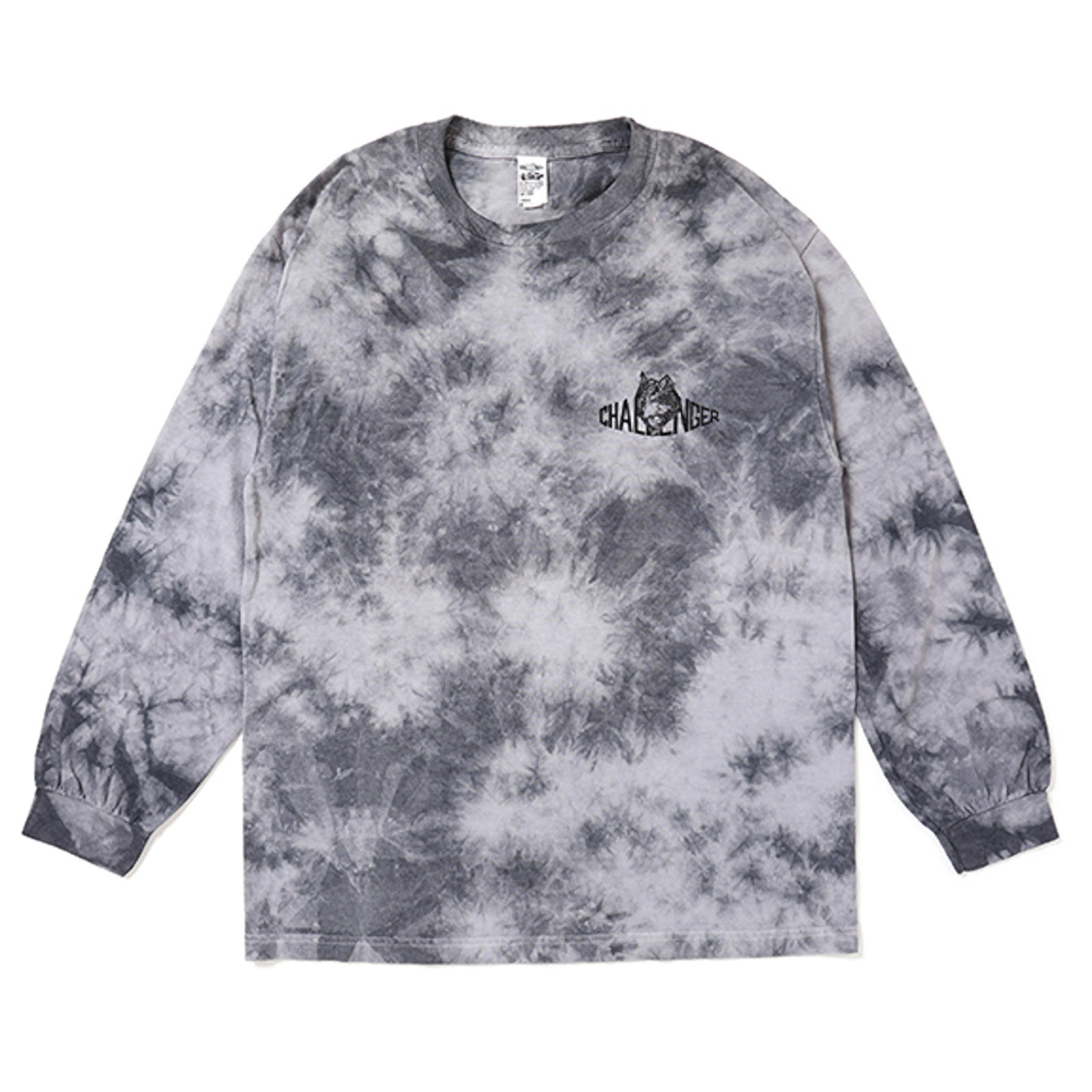 CHALLENGER : TIE DYE WOLF LOGO L/S TEE