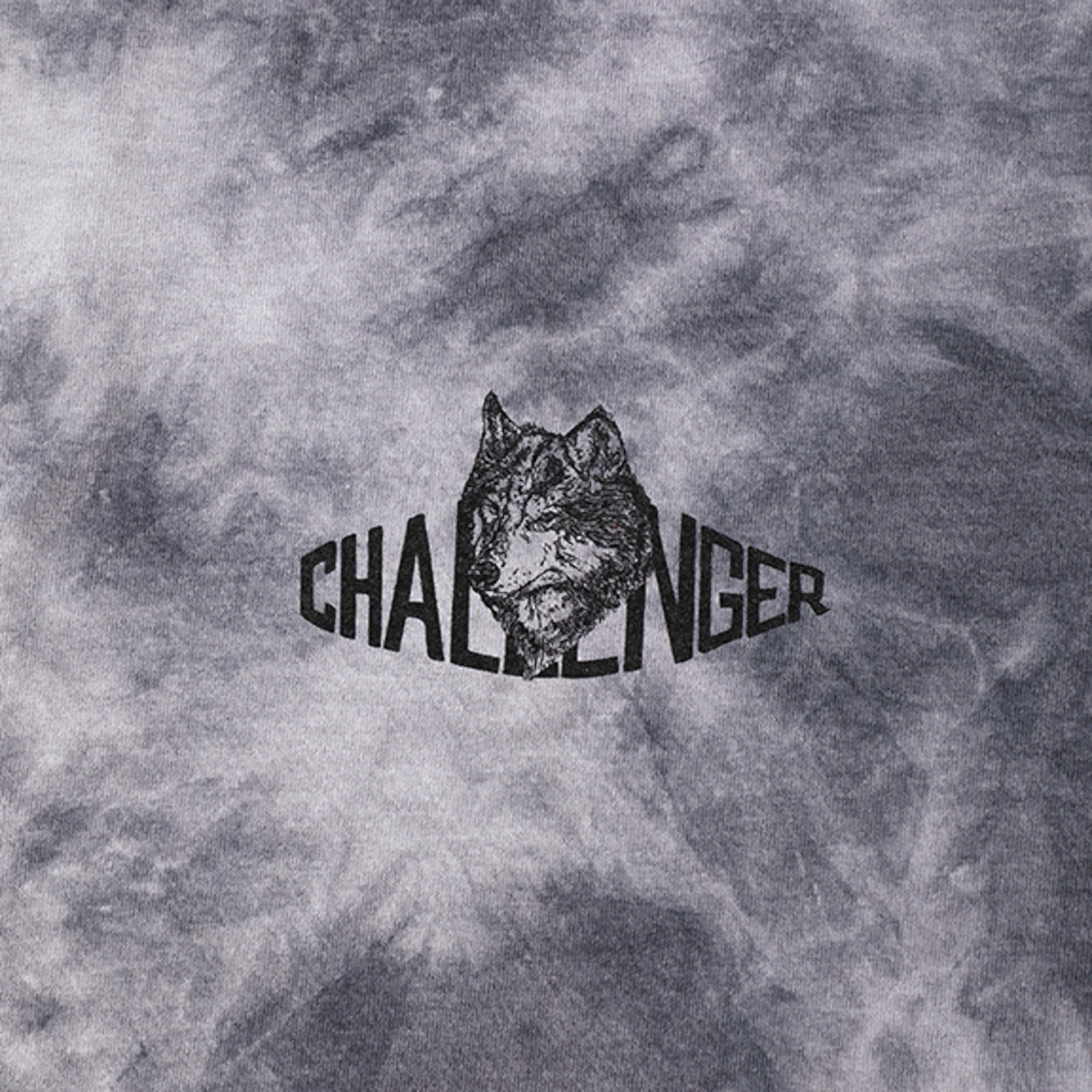 CHALLENGER : TIE DYE WOLF LOGO L/S TEE